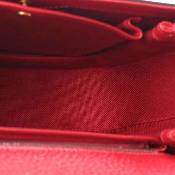 Gucci Bamboo Canvas Leather Handbag - Picture 6 of 9